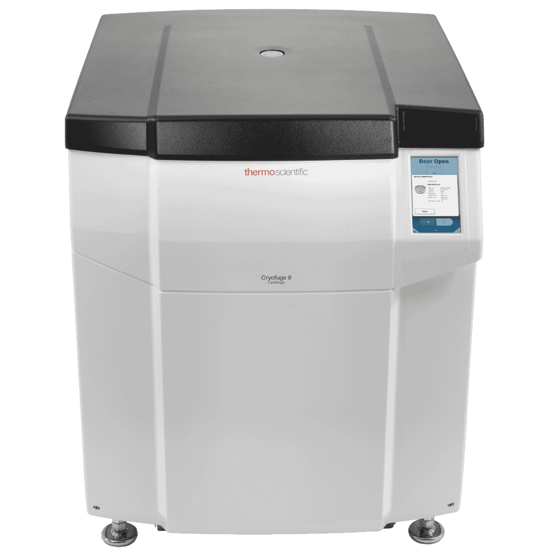 Thermo Scientific Cryofuge 8 laboratorium centrifuge gezien vanaf de voorzijde