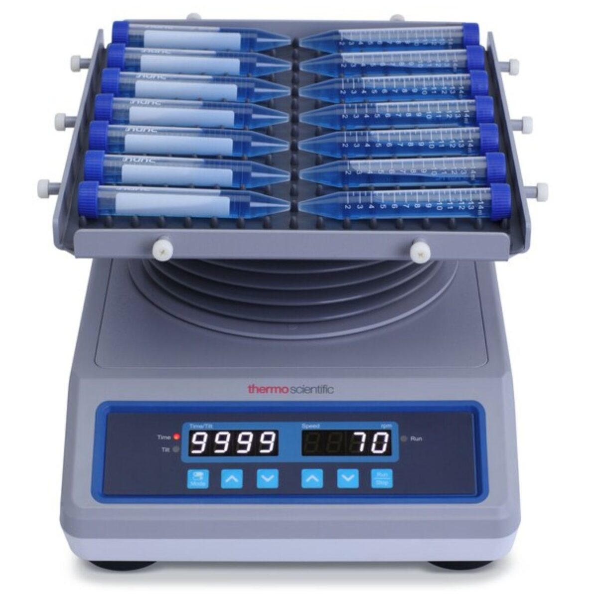 Digitale Thermo Scientific laboratoriumrocker met vlak platform voor voorzichtig mengen van monsters