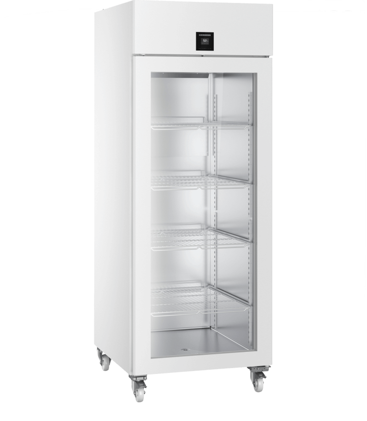 Liebherr SRPvh 8411 laboratorium vriezer met gesloten glazen deuren en digitaal display