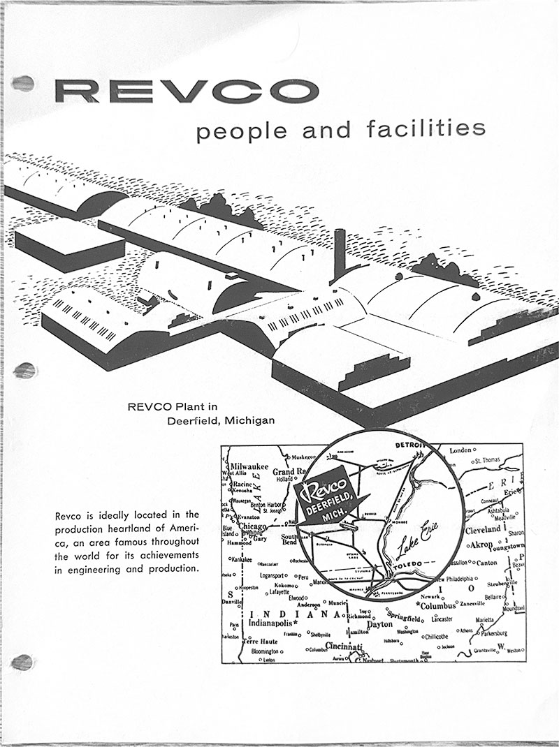 Revco People and Facilities pagina 1 - De fabriek in Deerfield Michigan