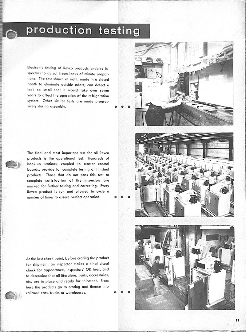 Revco People and Facilities pagina 11 - Production testing