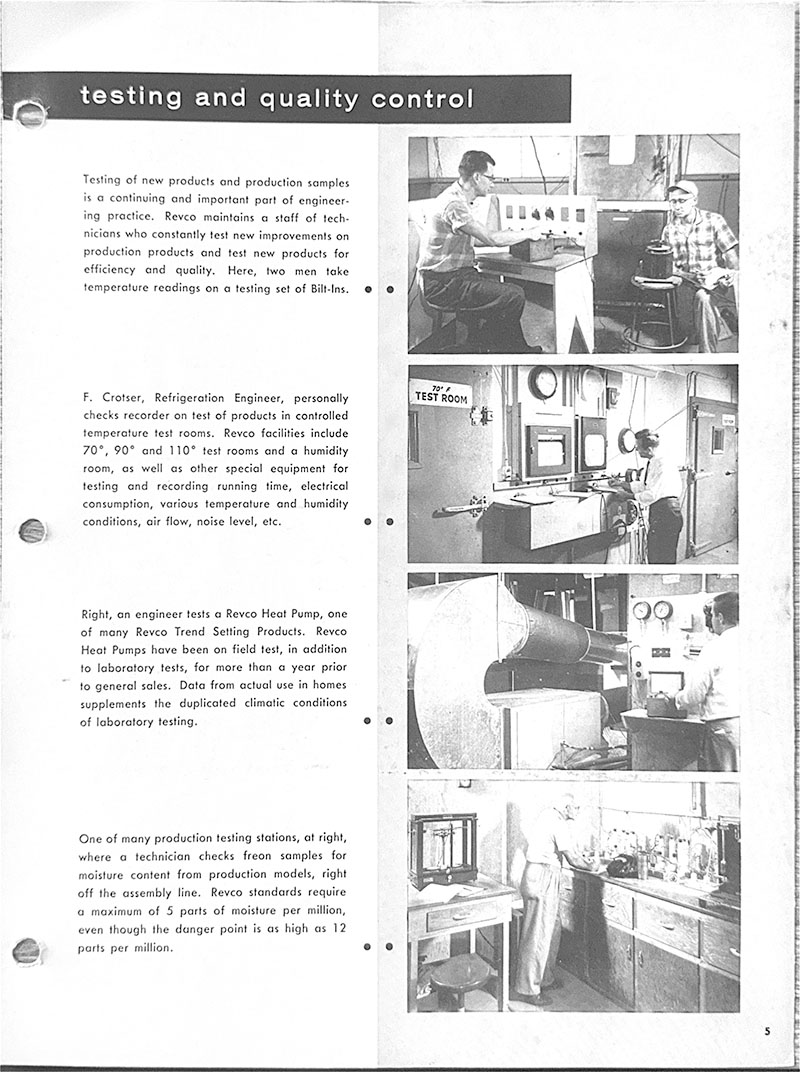 Revco People and Facilities pagina 5 - Testing en quality control