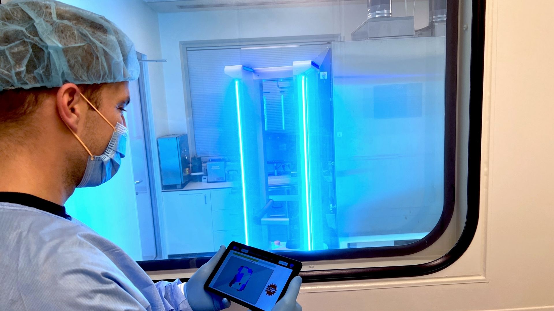 Loop Robots SAM-UVC UV-C desinfectie zorgomgeving