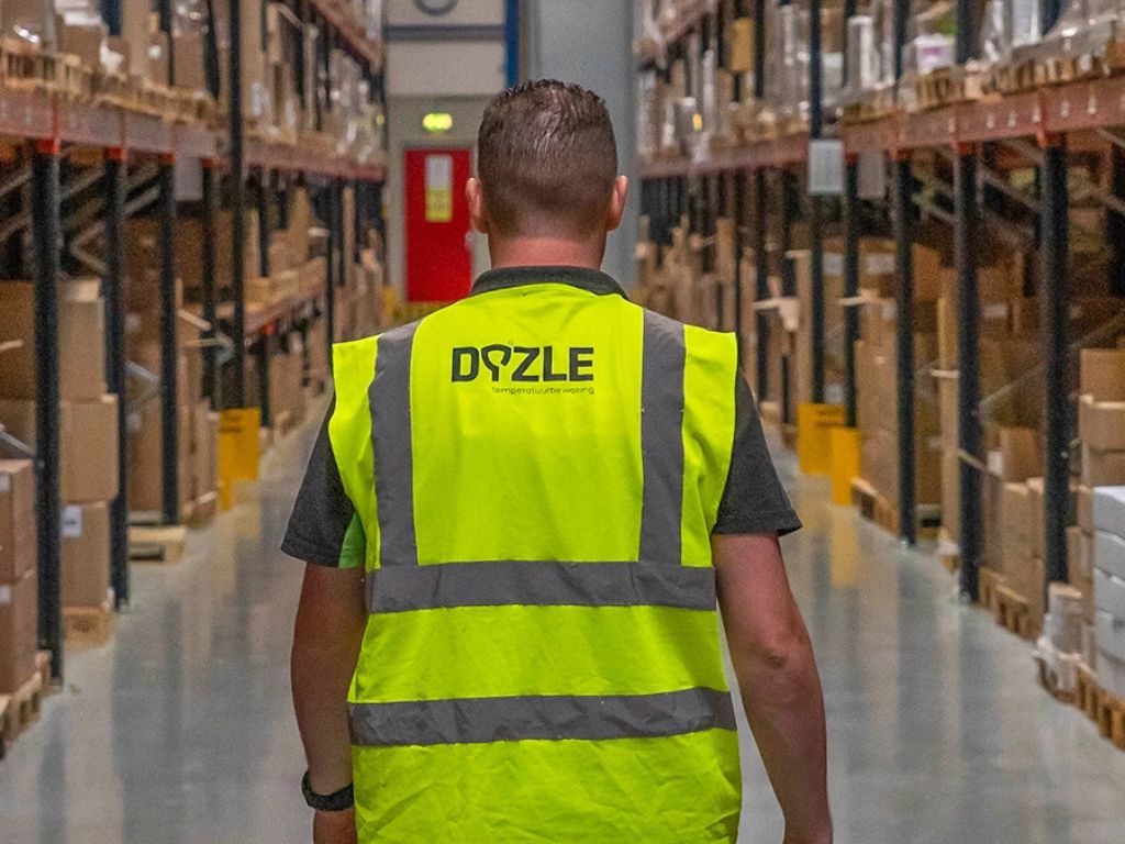 Dyzle temperatuurmapping warehouse